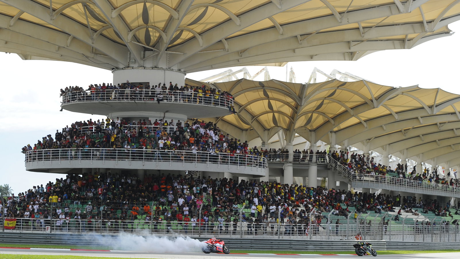 Hayden, engine blown, Malaysian MotoGP Race 2013