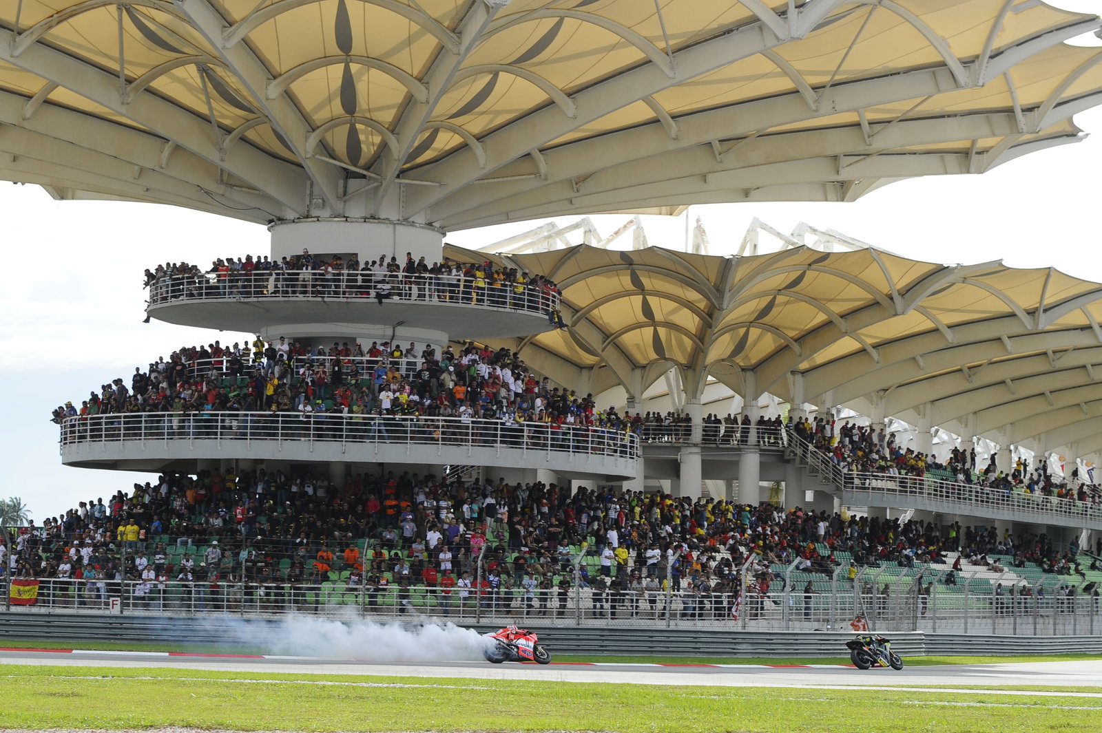 Hayden, engine blown, Malaysian MotoGP Race 2013