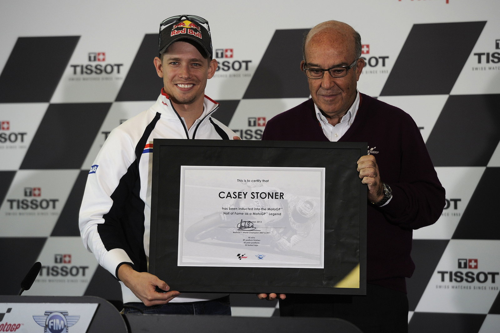 Stoner, Ezpeleta Legends award, Australian MotoGP 2013