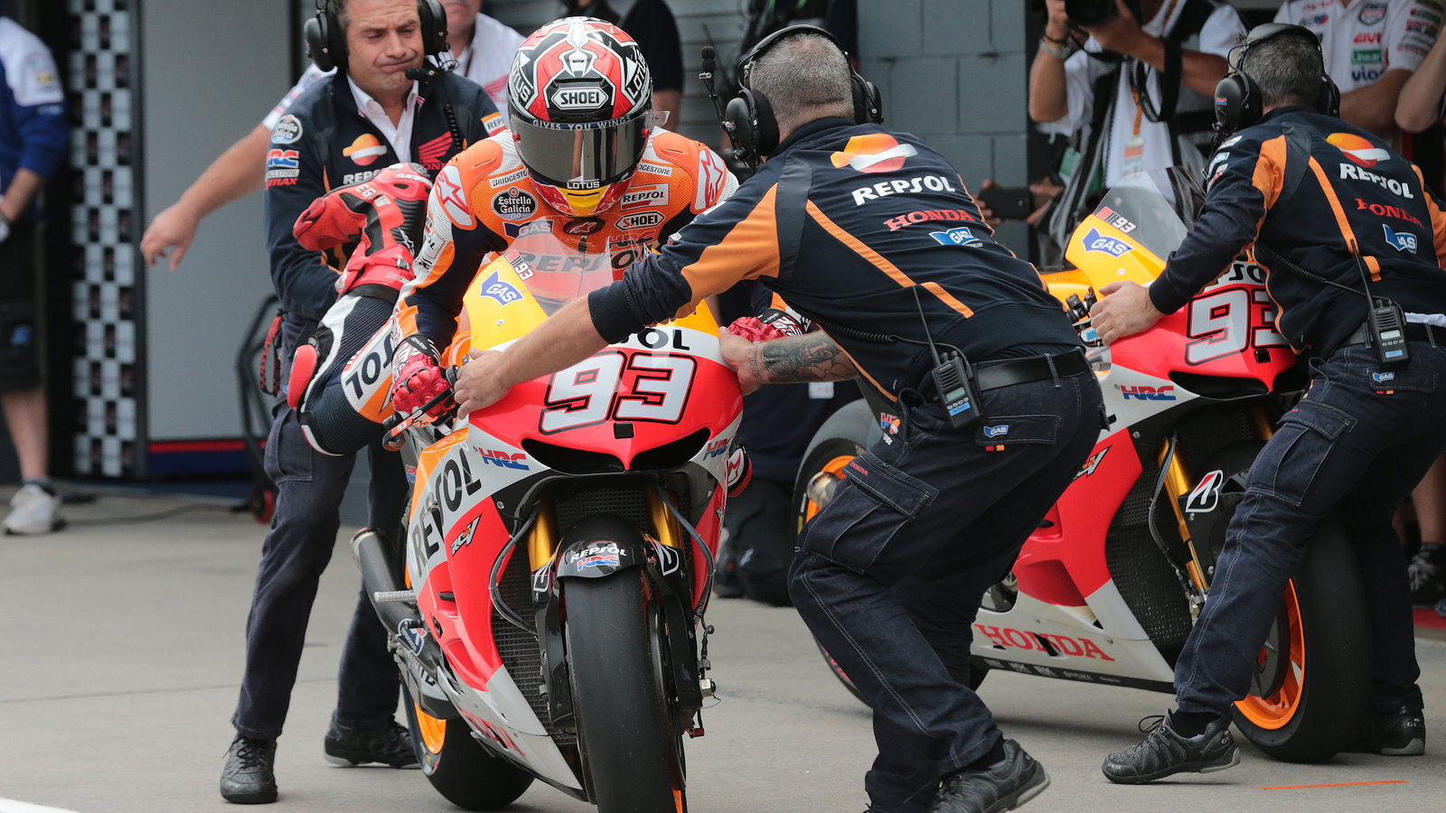 Marquez bike swap, Australian MotoGP 2013