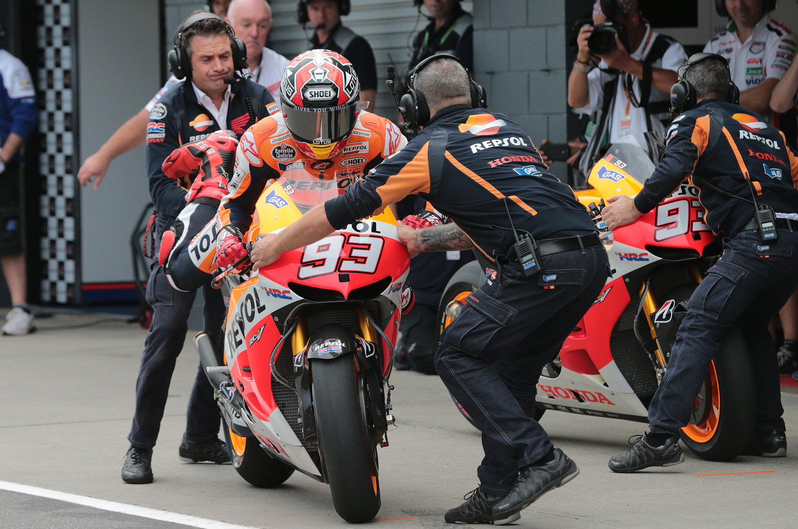 Marquez bike swap, Australian MotoGP 2013