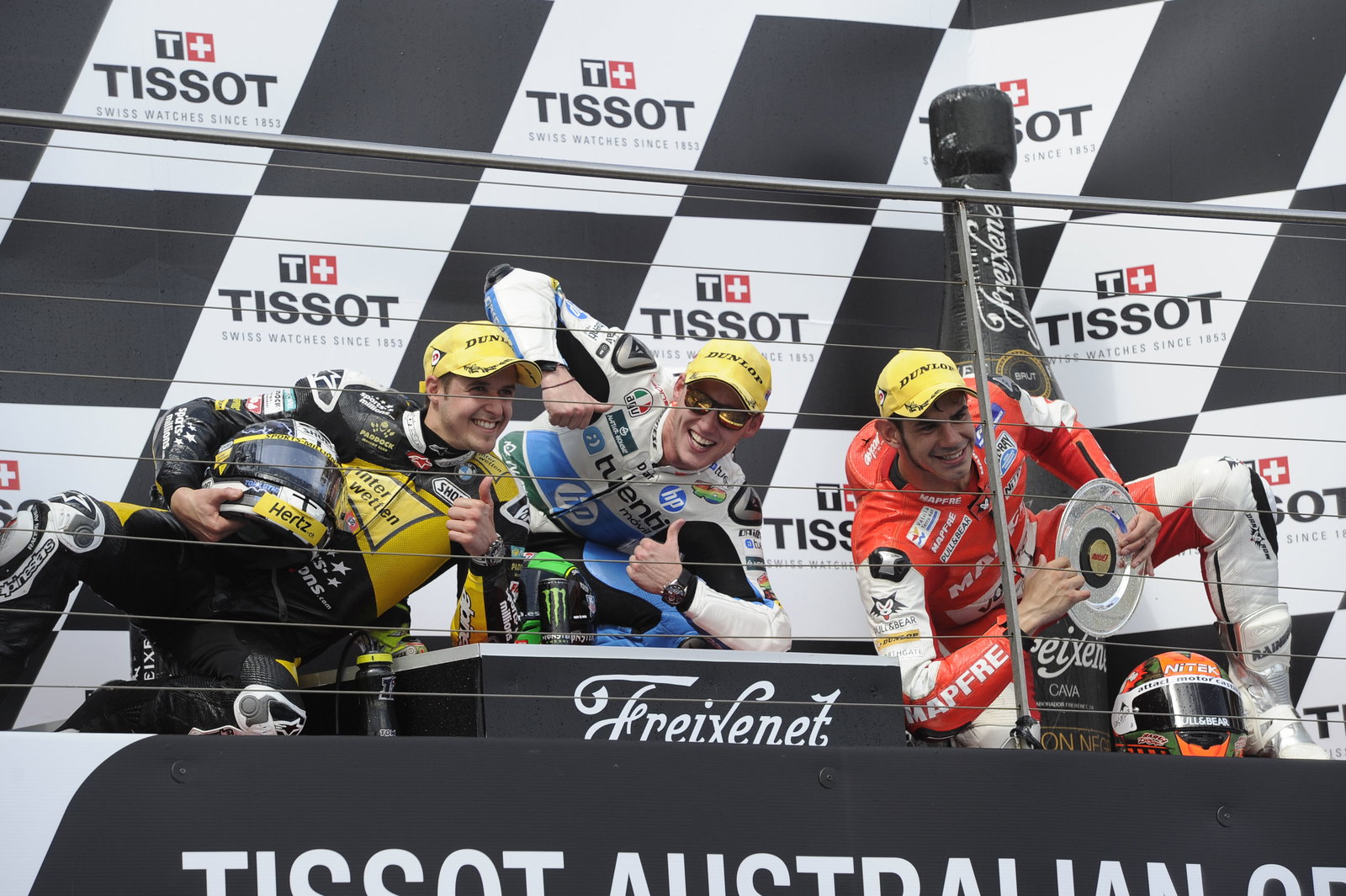 Luthi, Pol Espargaro, Torres, Australian Moto2 Race 2013