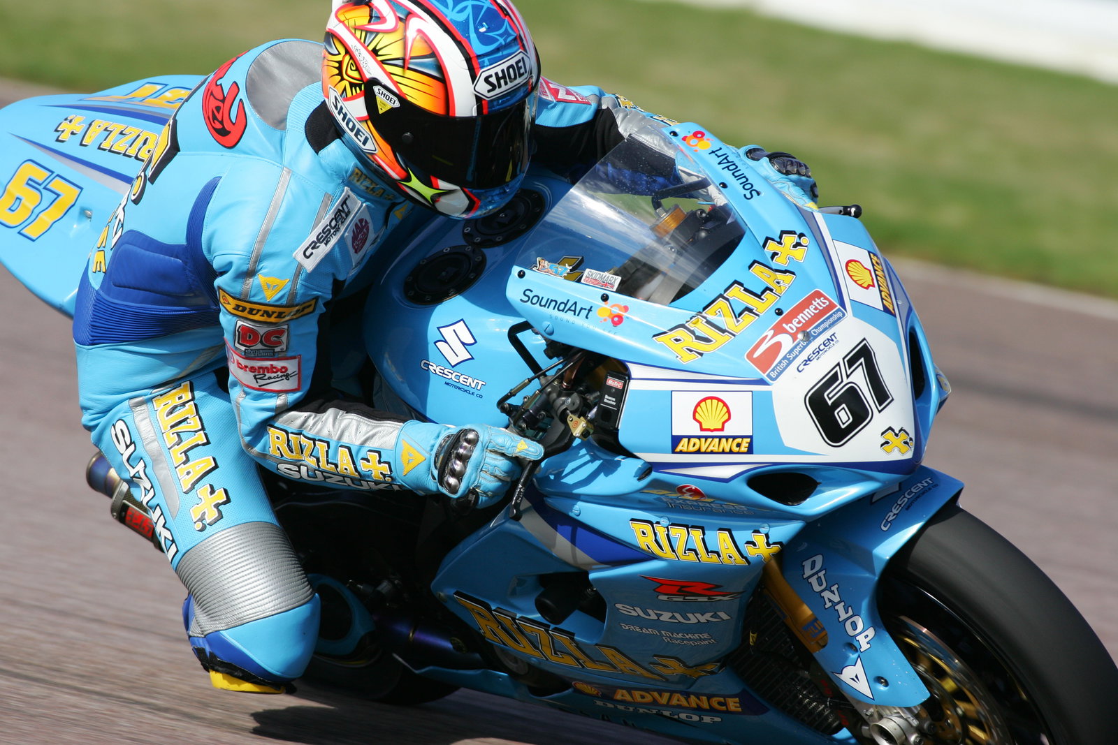 shane byrne rizla suzuki bsb 2006 thurxton monday 17/04/06