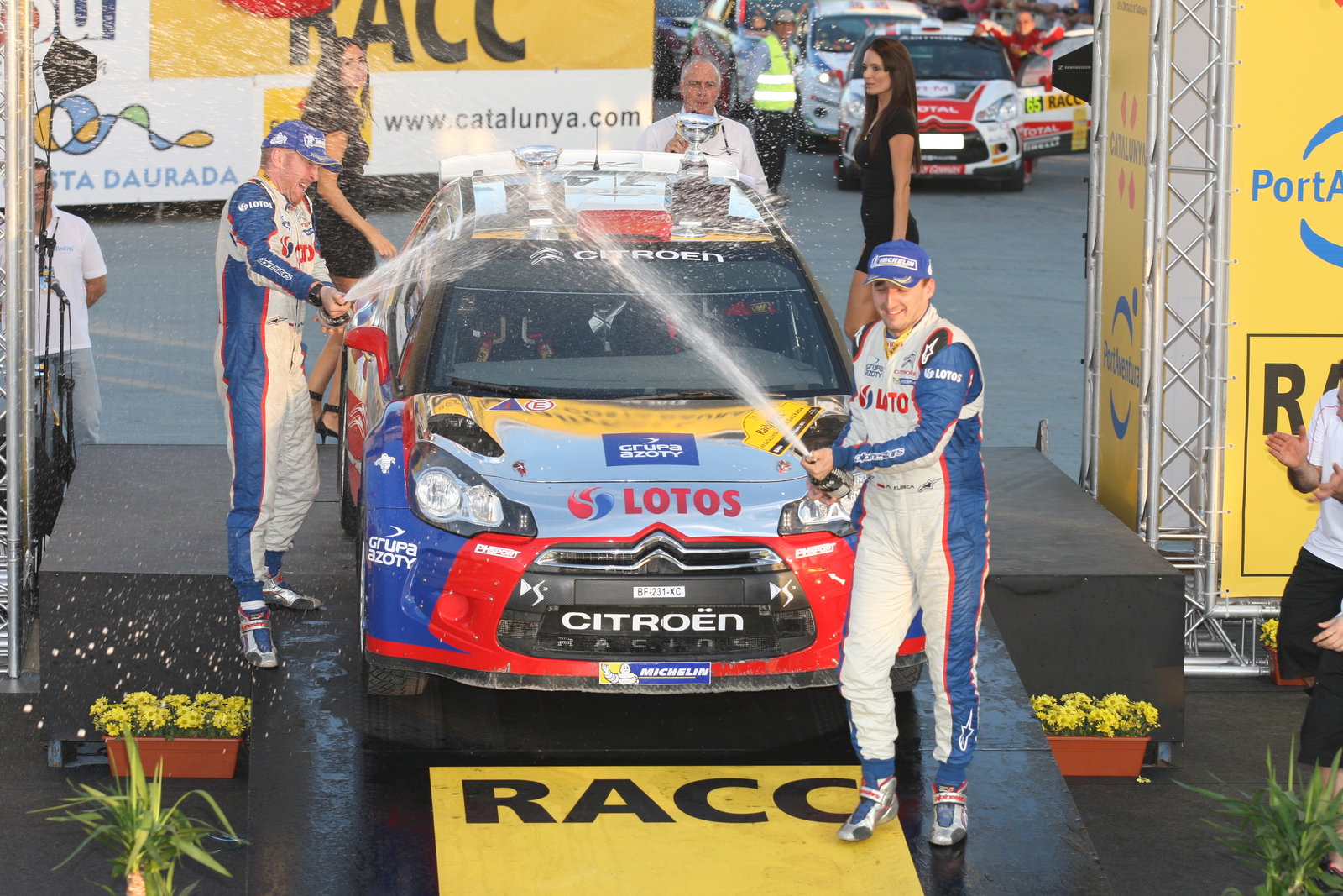 Robert Kubica, Maciek Baran (Citroen DS3 RRC #74), WRC2 winner