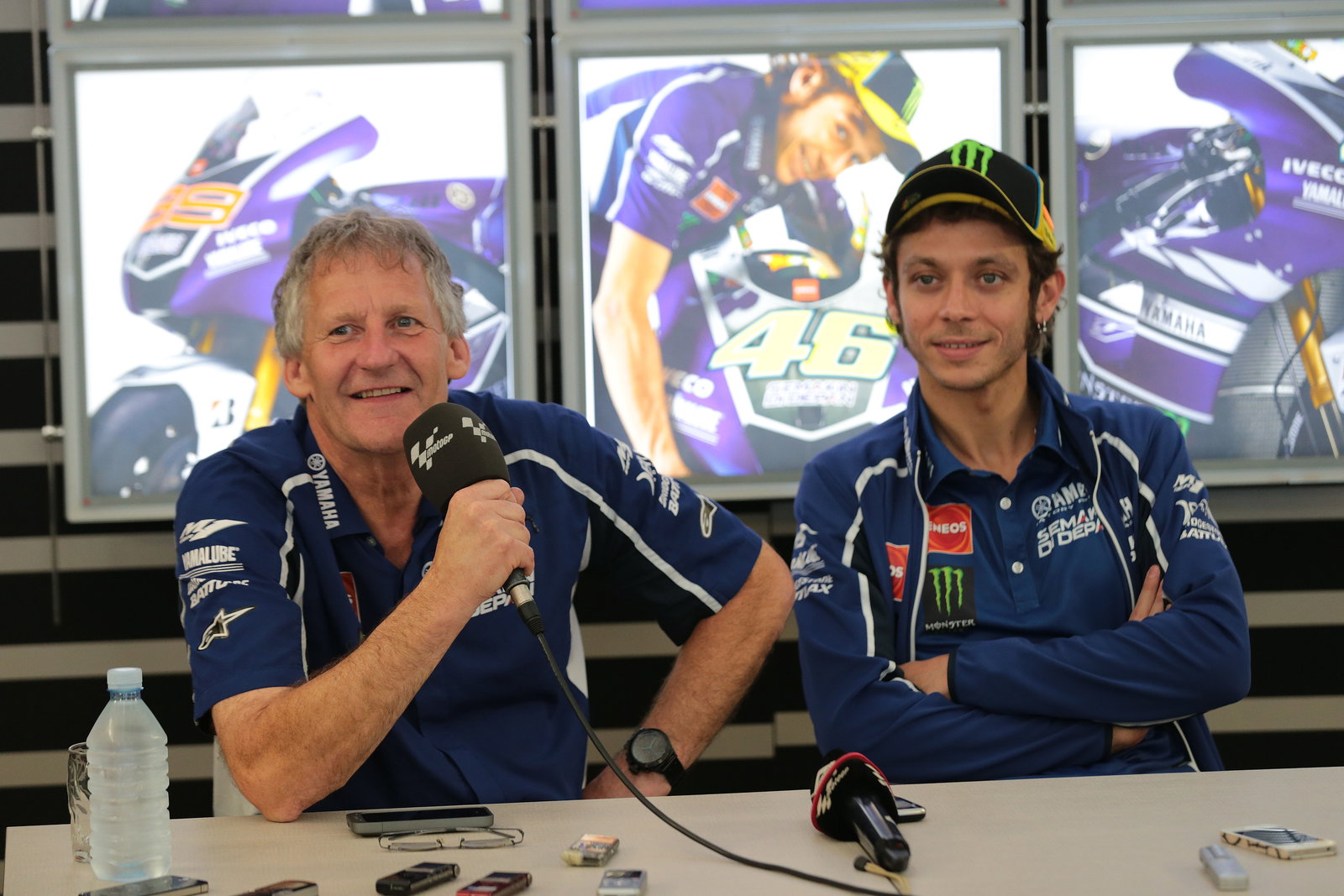 Burgess and Rossi, Valencia MotoGP 2013