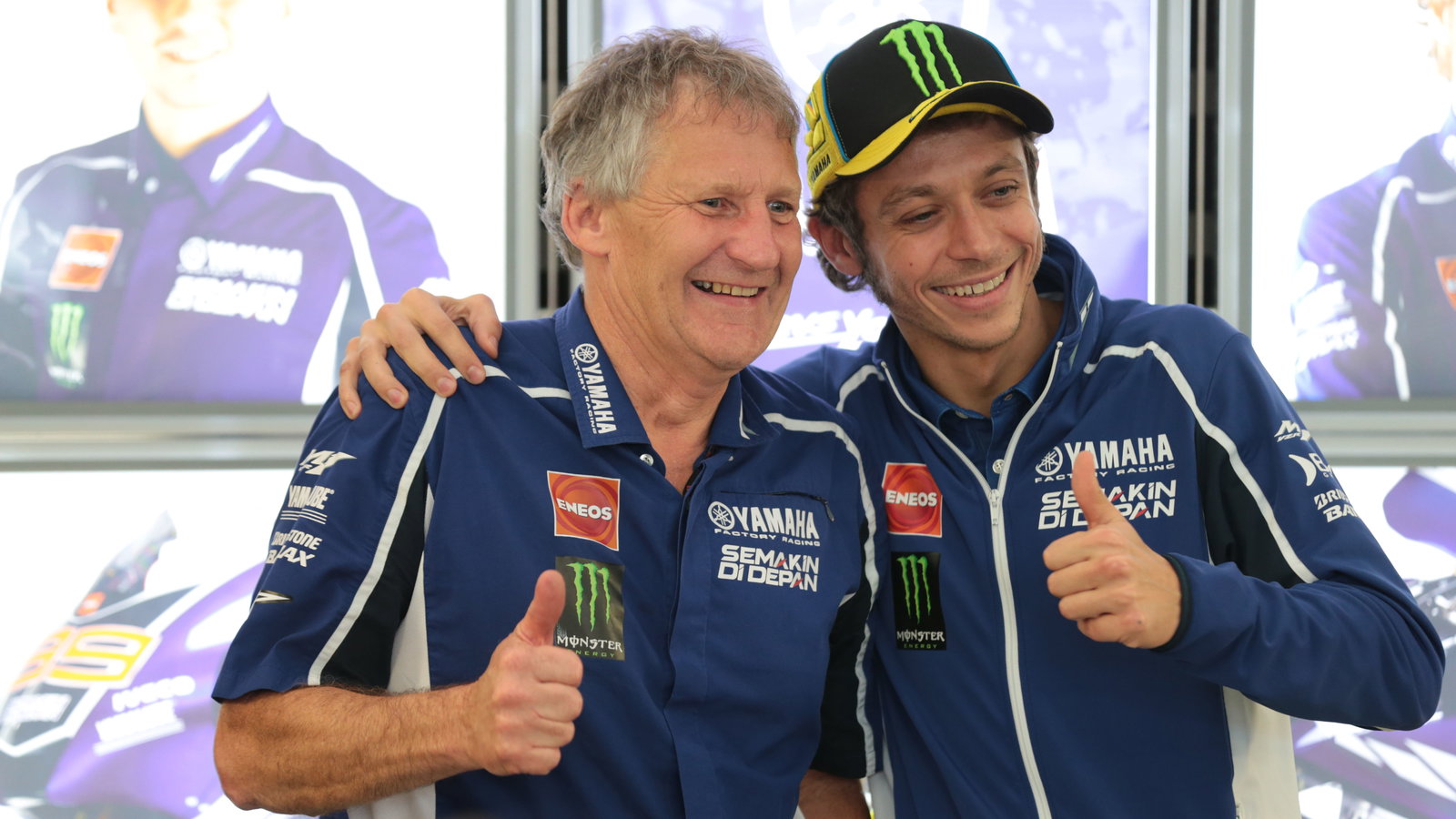 Burgess and Rossi, Valencia MotoGP 2013