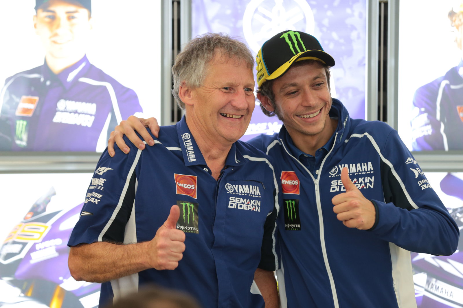 Burgess and Rossi, Valencia MotoGP 2013