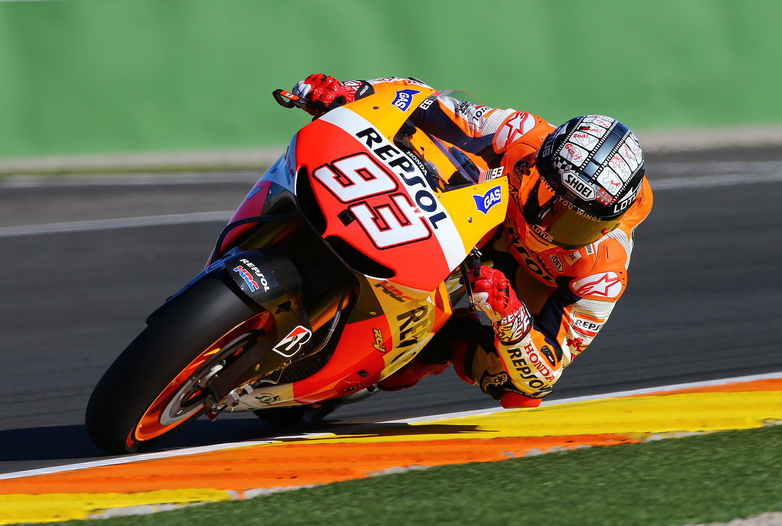 Marquez, Valencia MotoGP test, November 2013