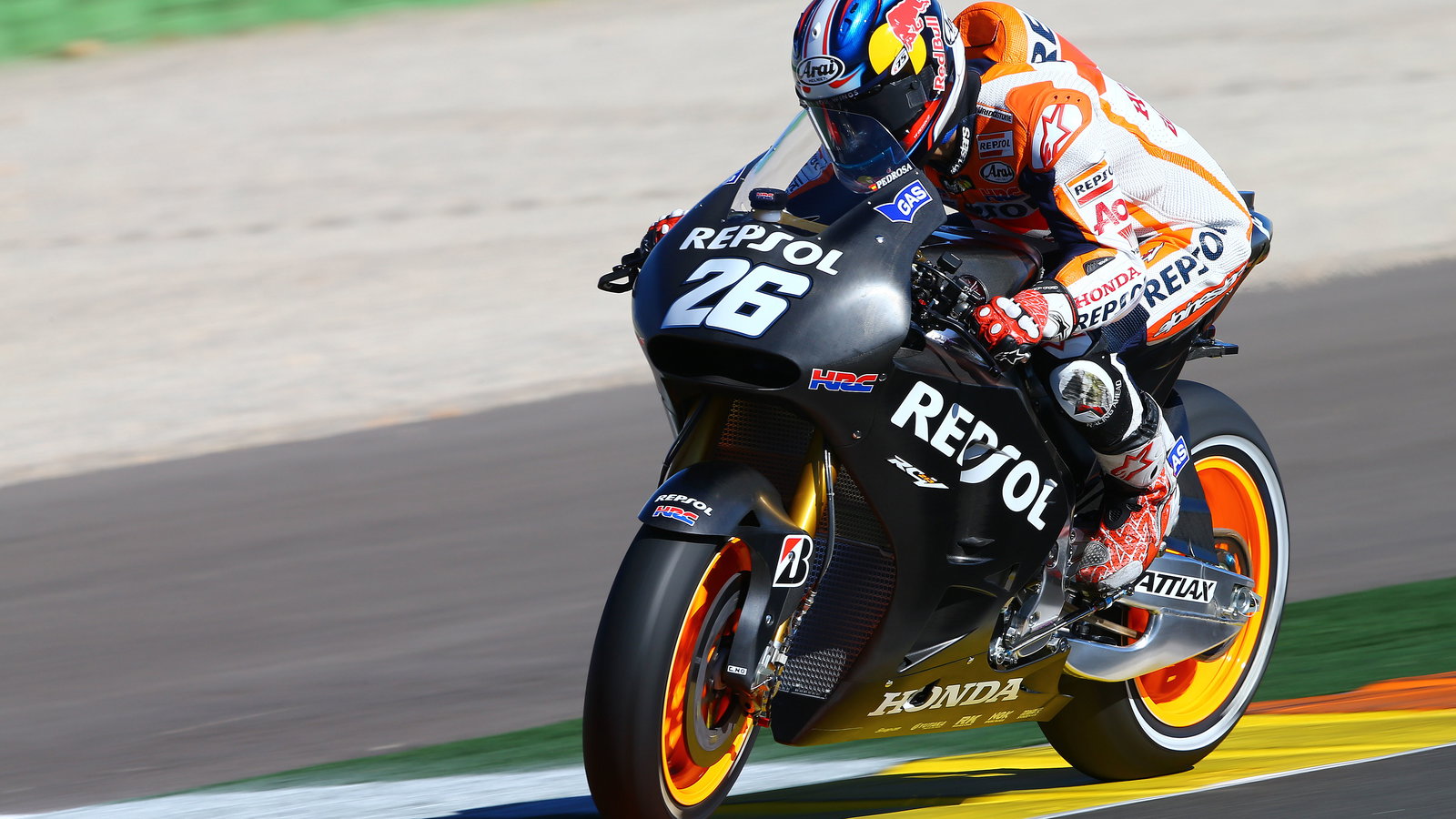 Pedrosa, Valencia MotoGP test, November 2013