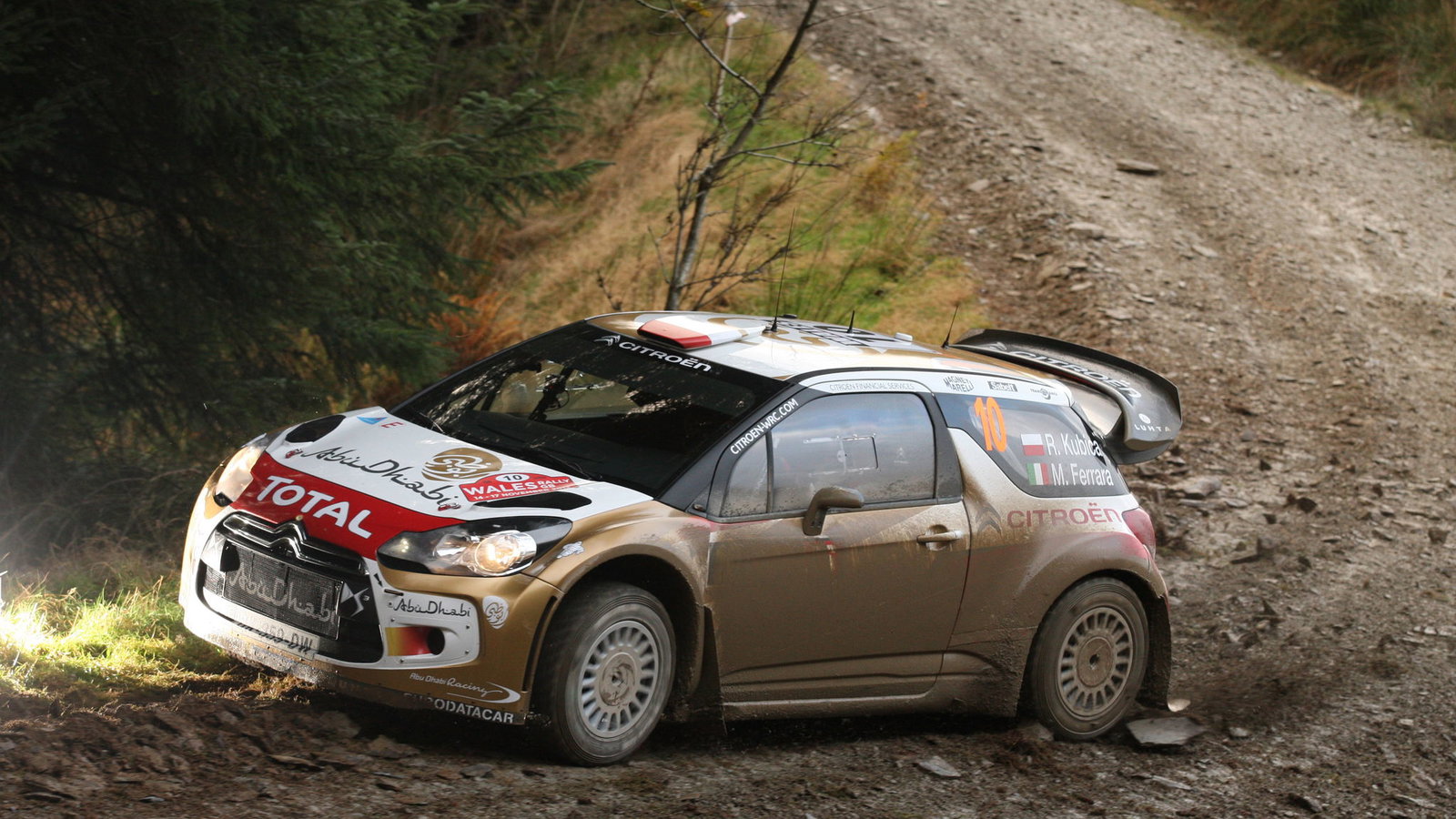 Robert Kubica, Michele Ferrara, (Citroen DS3 WRC #10, Abu Dhabi Citroen Total WRT))