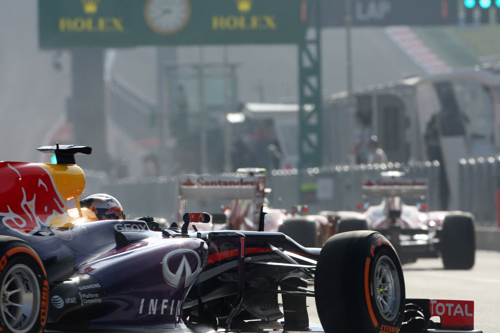 15.11.2013- Free Practice 1, Sebastian Vettel (GER) Red Bull Racing RB9