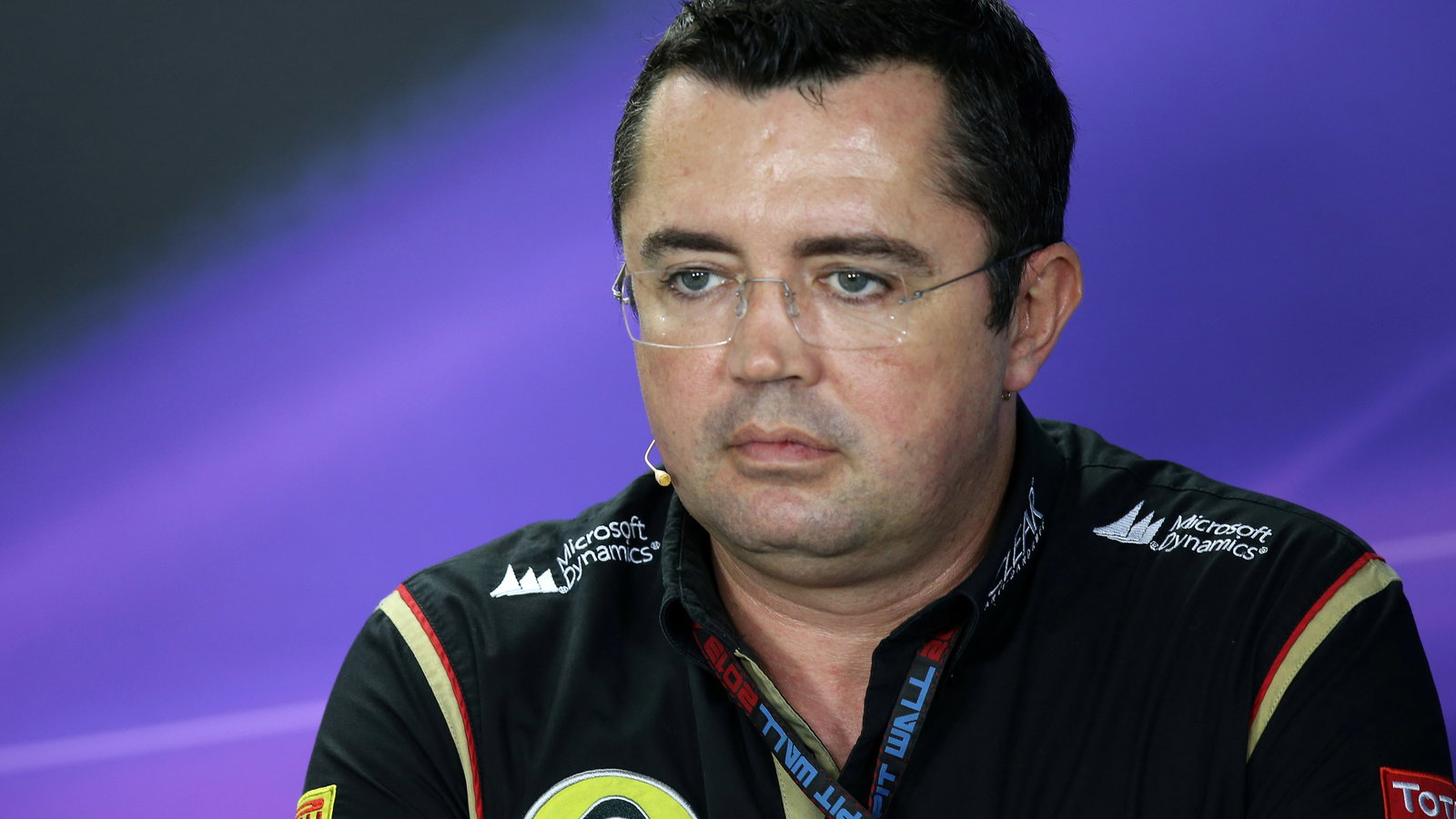 22.11.2013- Press conference, Eric Boullier (FRA), Team Manager, Lotus F1 Team