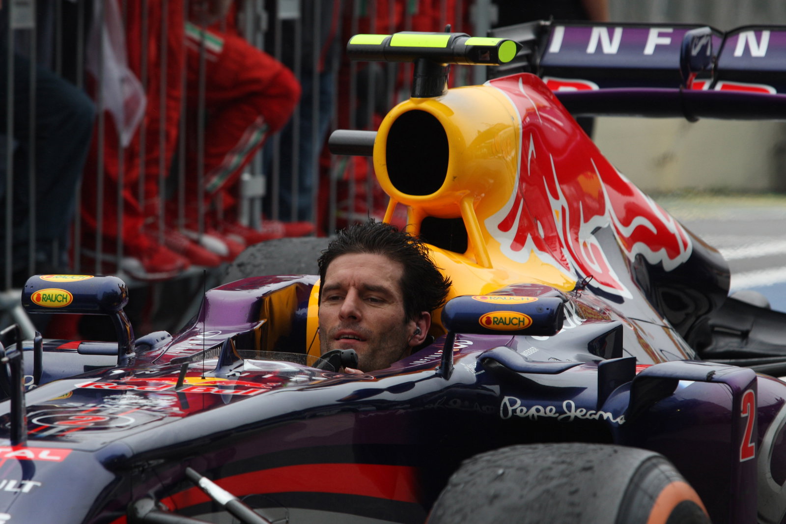 24.11.2013 - Race, 2nd position Mark Webber (AUS) Red Bull Racing RB9