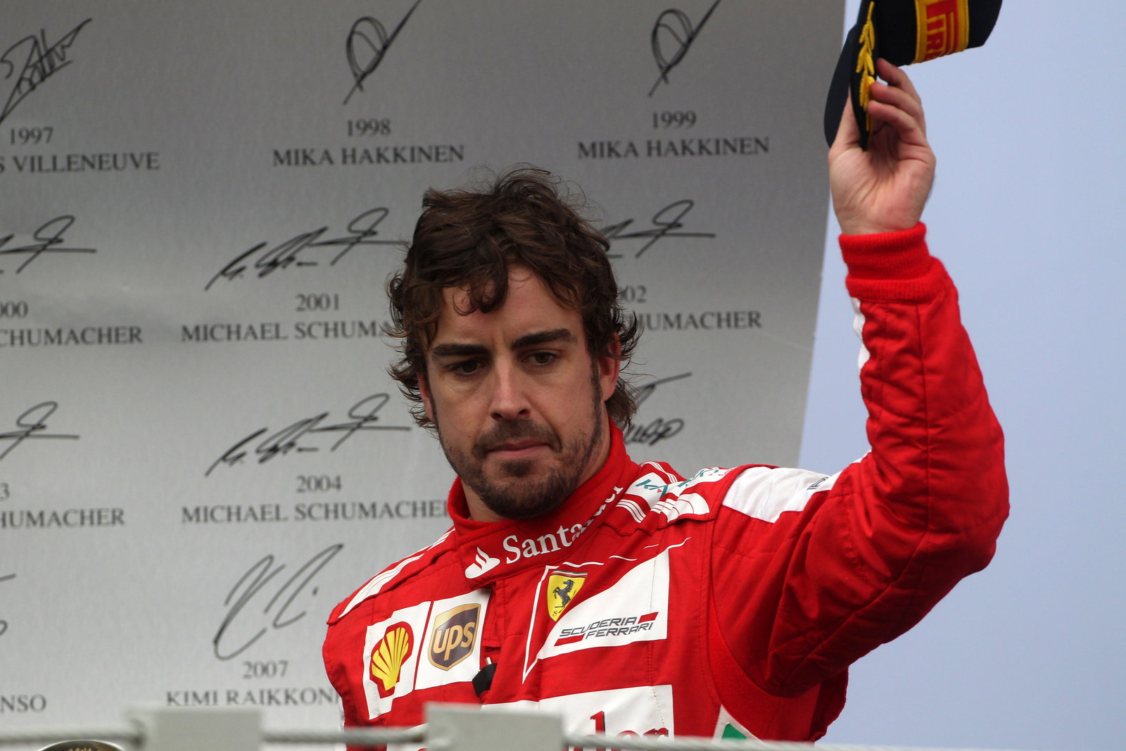 24.11.2013 - Race, 3rd position Fernando Alonso (ESP) Scuderia Ferrari F138