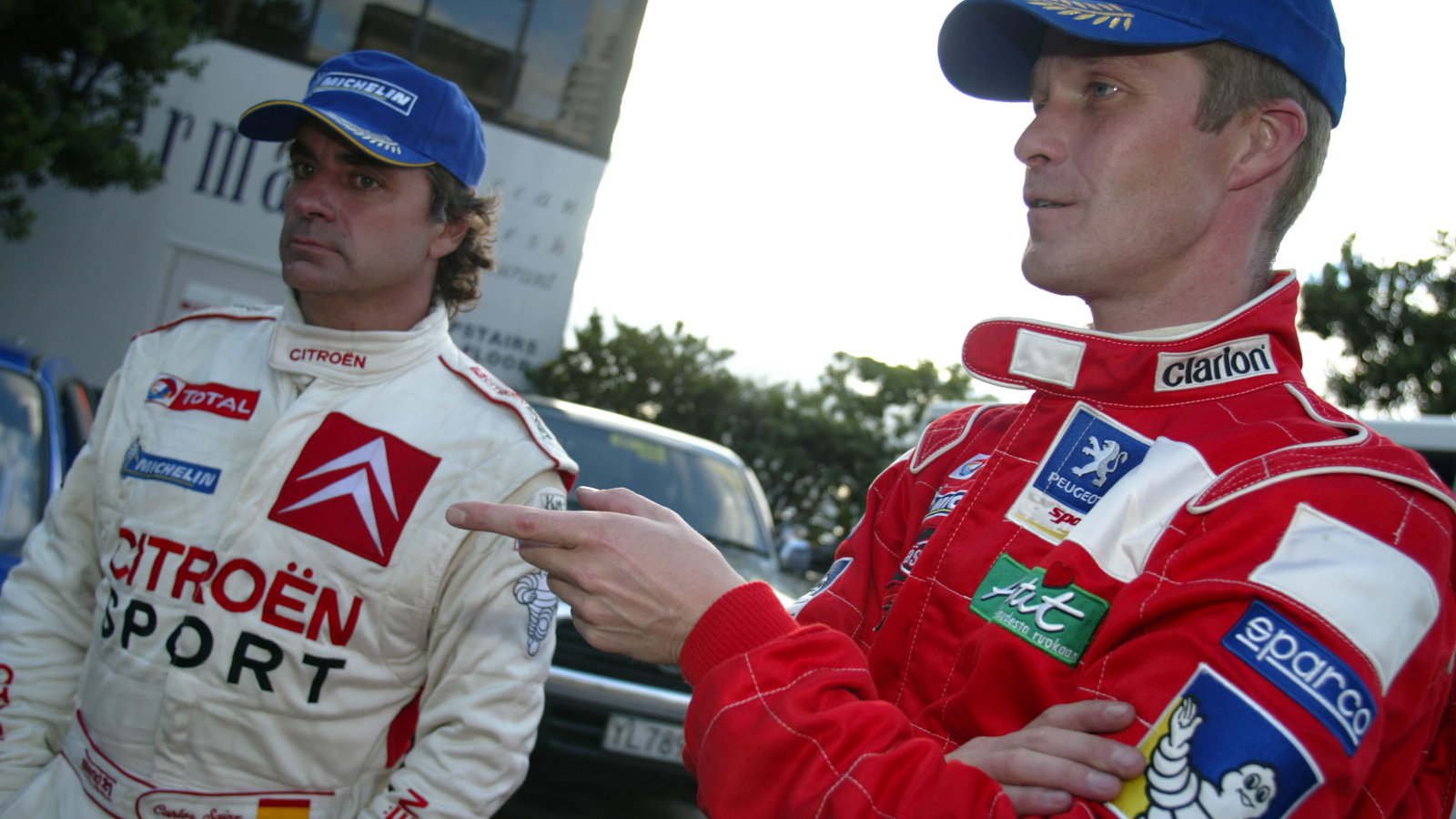 Carlos Sainz and Harri Rovanpera
