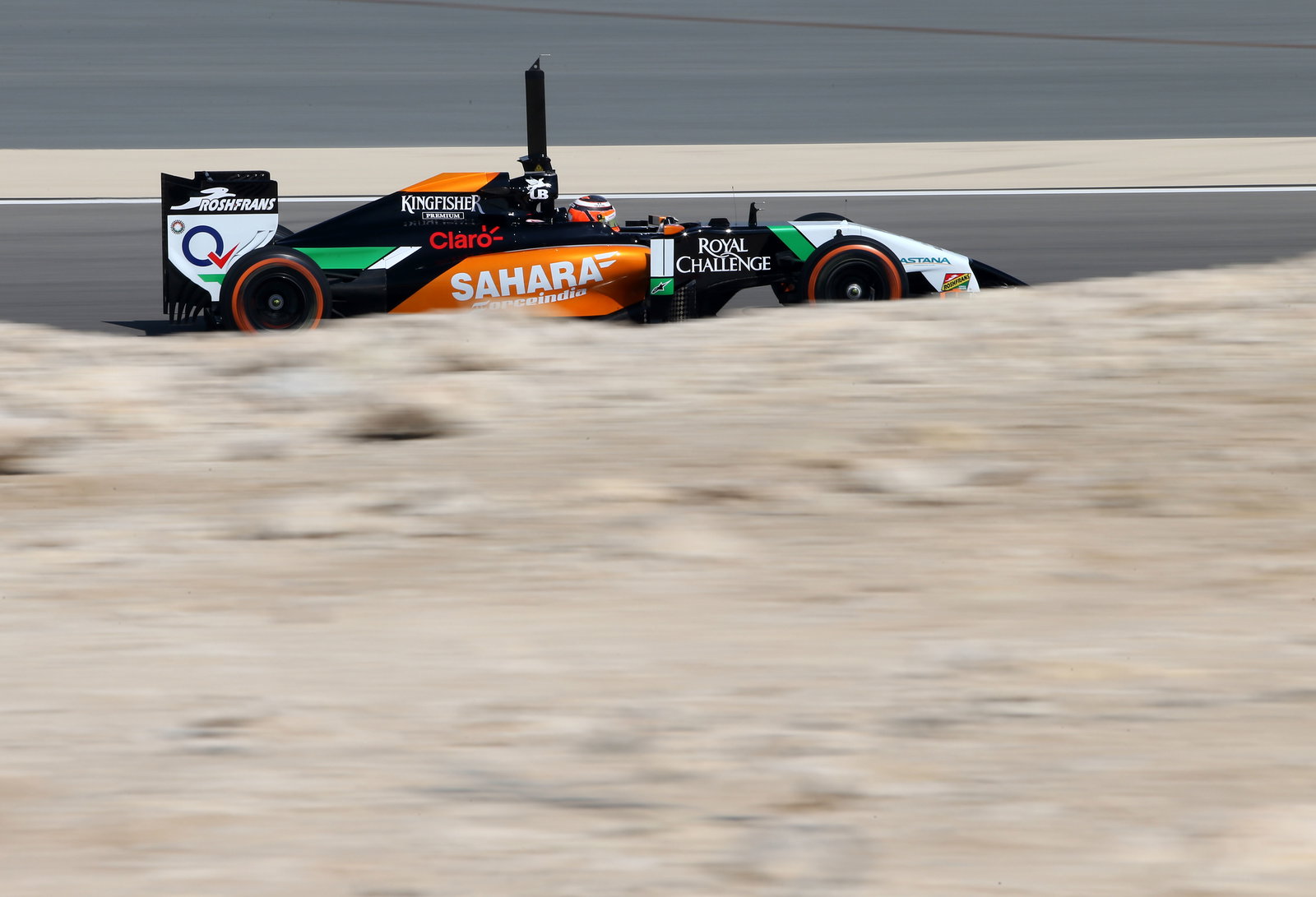 Nico Hulkenberg (GER), Sahara Force India 19.02.2014. Formula One Testing, Bahrain Test One, Day On