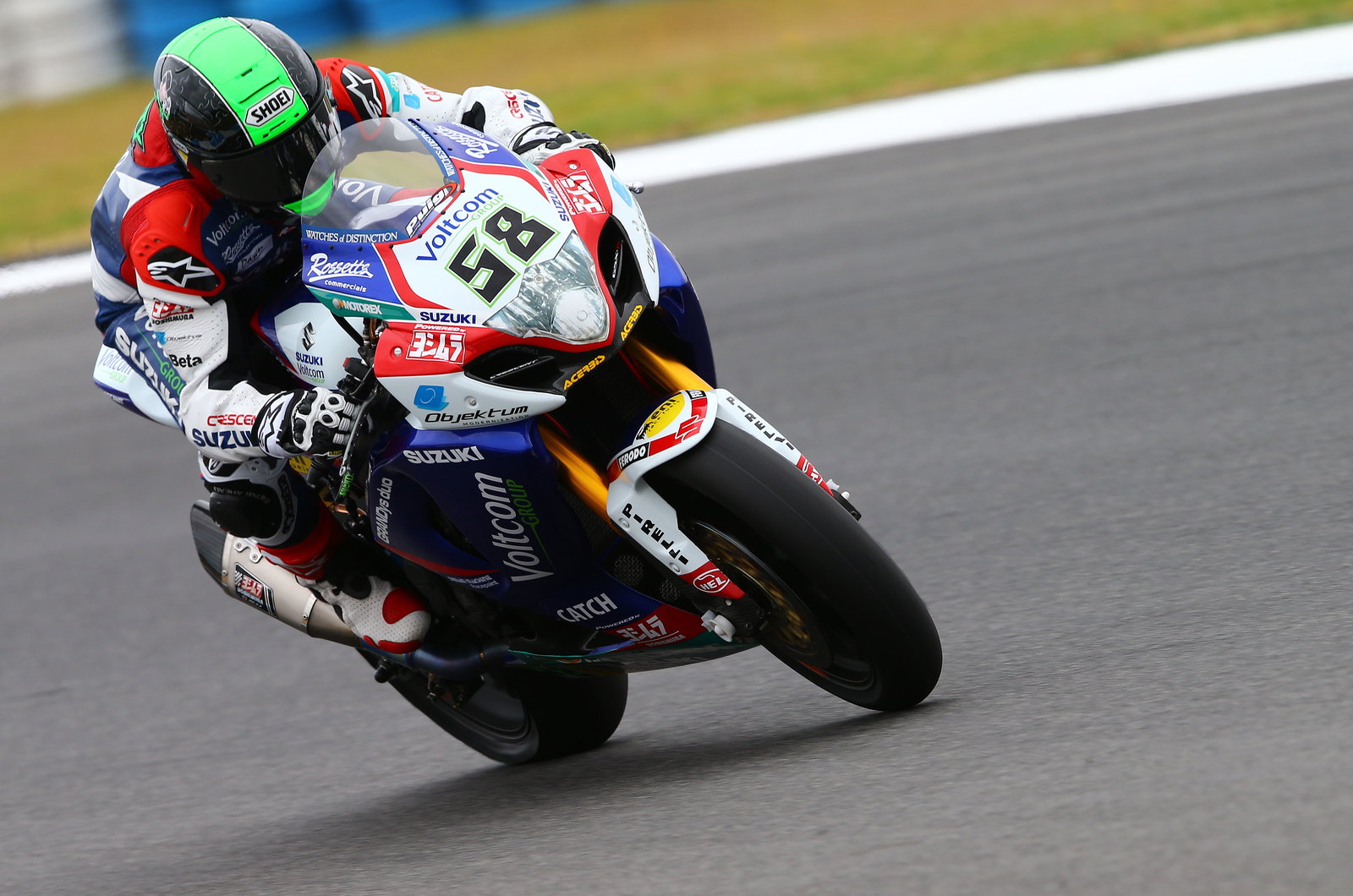 Laverty, Australian WSBK test and race, 2014