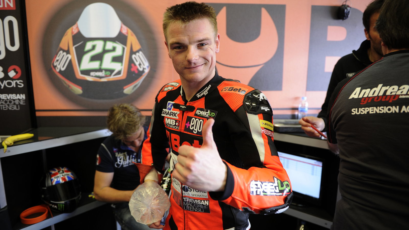 Sam Lowes, Jerez Moto2 Test Feb 2014