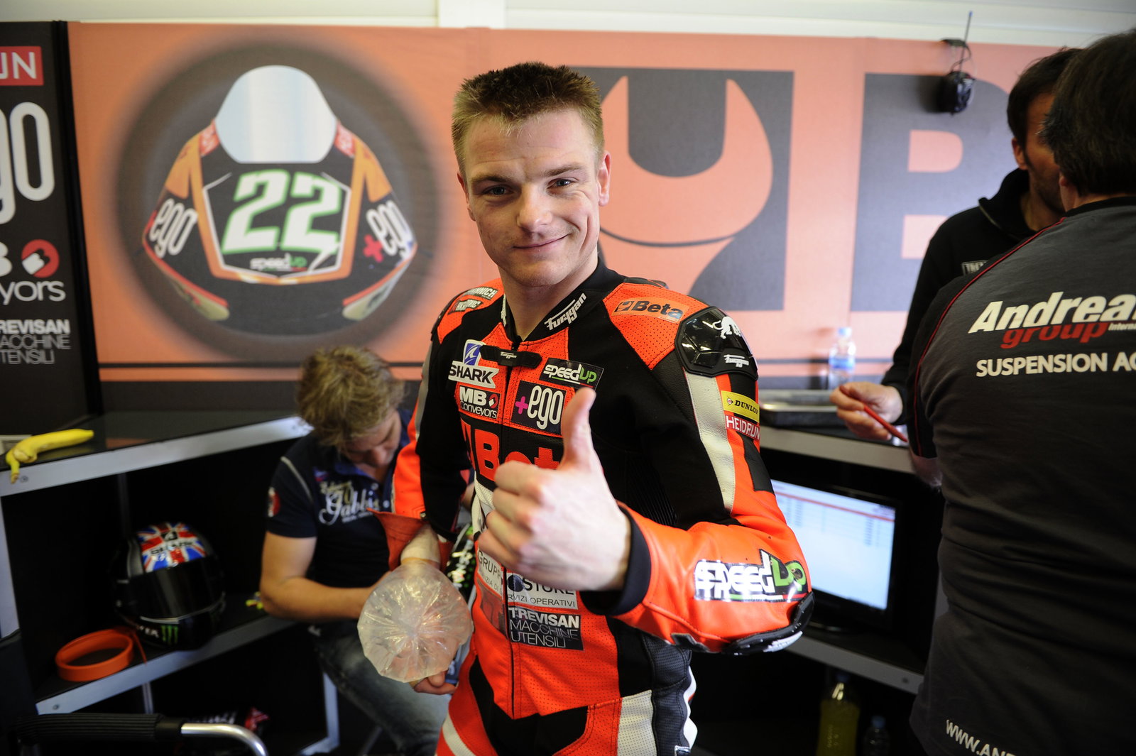 Sam Lowes, Jerez Moto2 Test Feb 2014