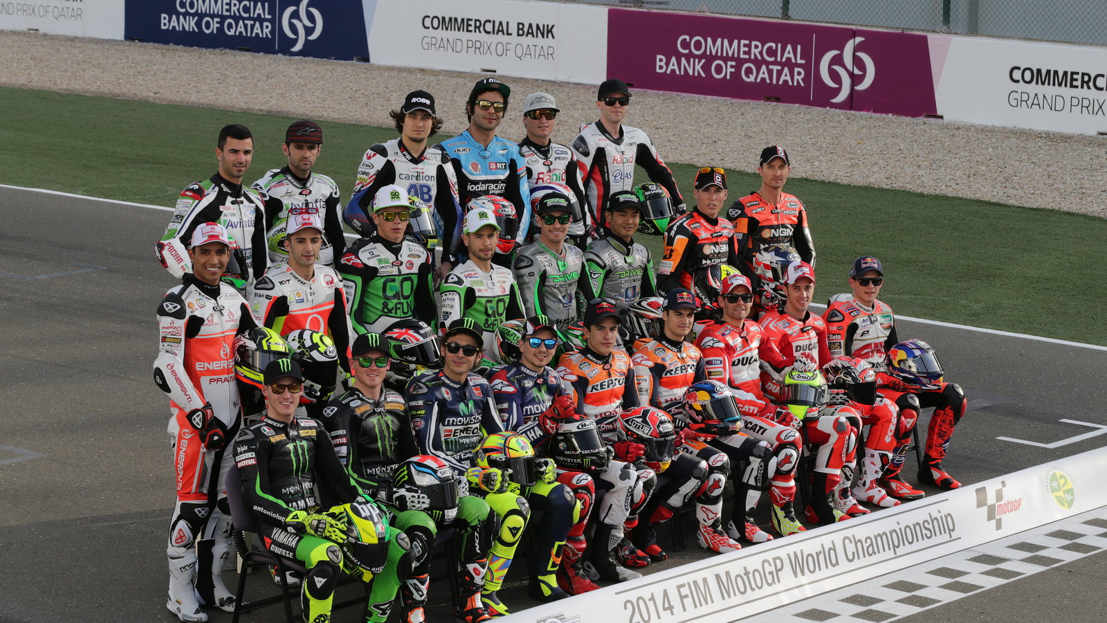 MotoGP rider line-up, Qatar MotoGP 2014
