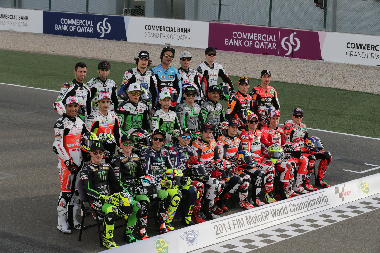 MotoGP rider line-up, Qatar MotoGP 2014