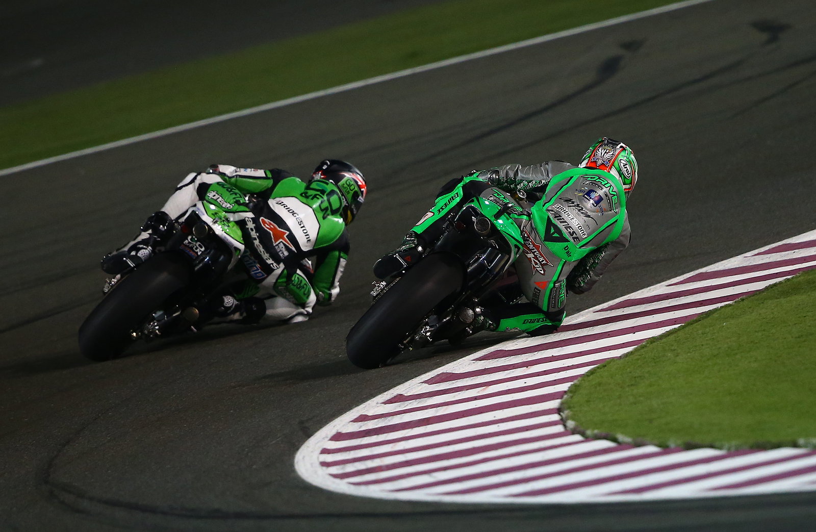 Redding and Hayden, Qatar MotoGP 2014