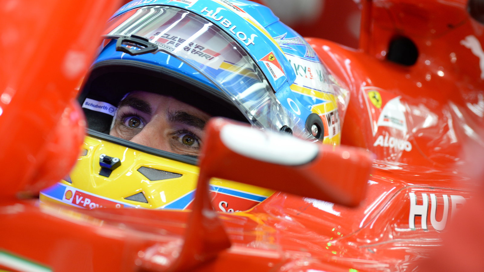 04.04.2014- Free Practice 2, Fernando Alonso (ESP) Scuderia Ferrari F14T