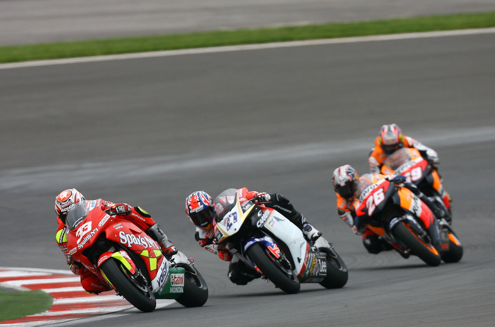 Melandri, Stoner, Pedrosa, Hayden, Turkish MotoGP, 2006