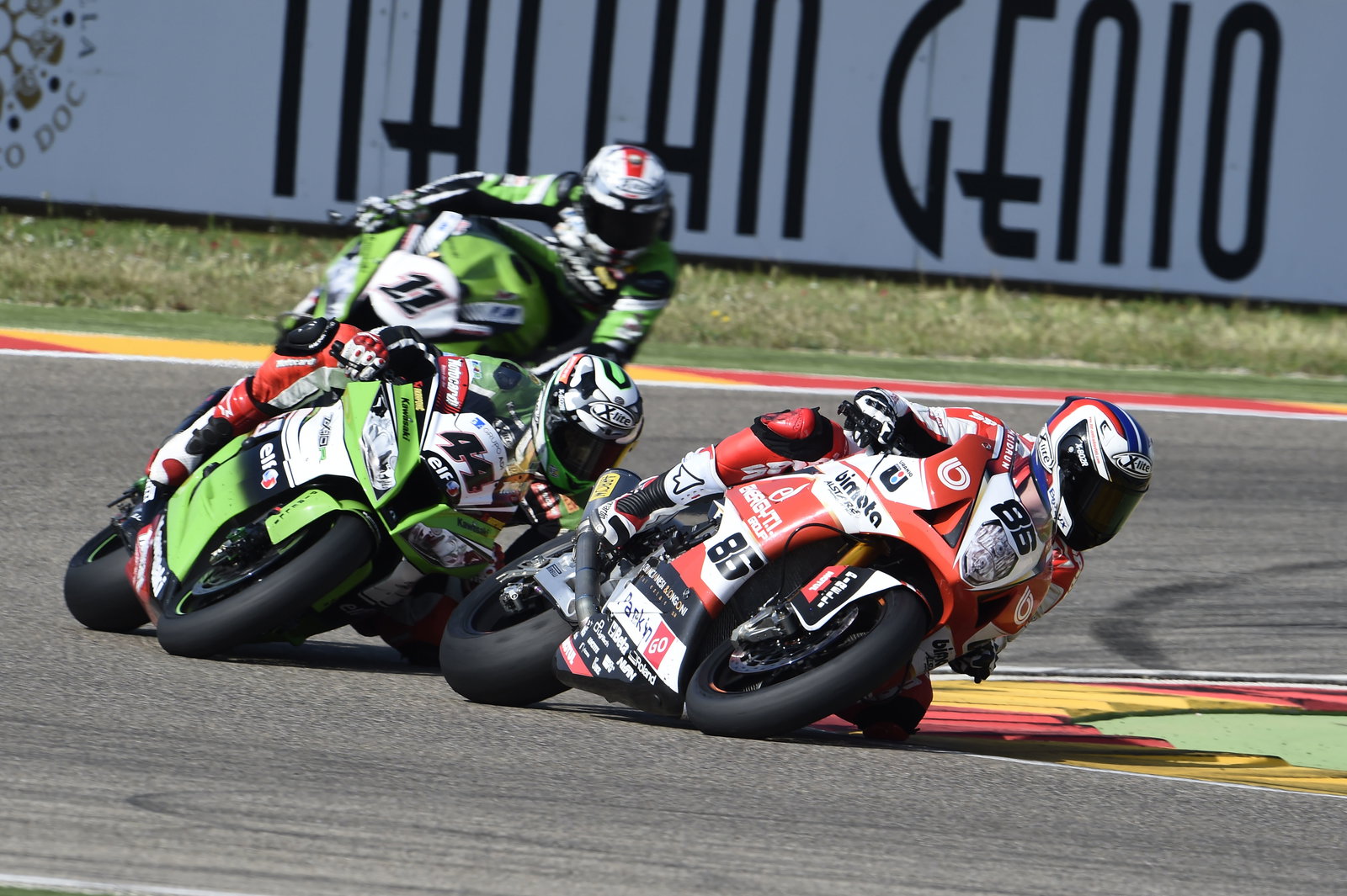 Badovini, Aragon WSBK Race 1 2014