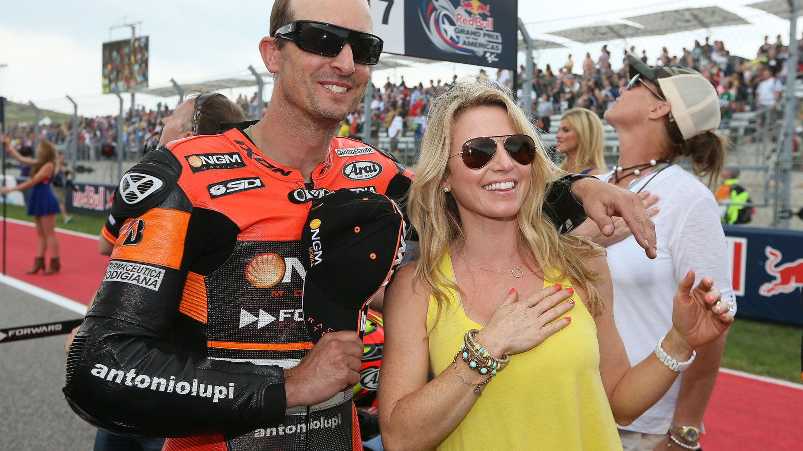 Edwards, MotoGP race, Grand Prix of the Americas, 2014.