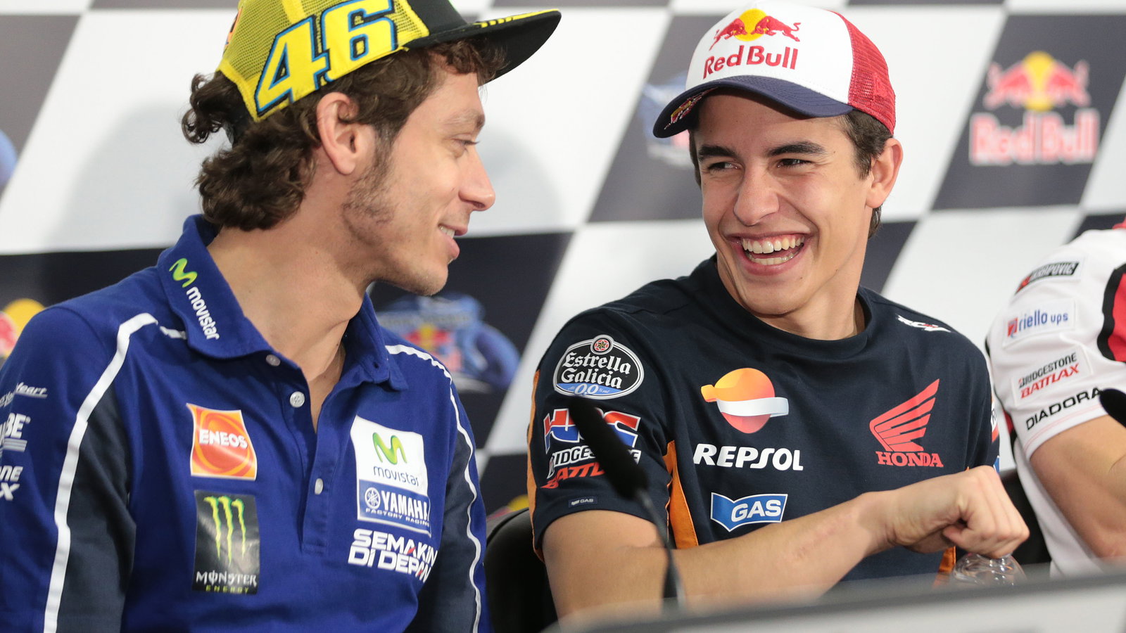 Rossi and Marquez, Argentinian MotoGP 2014