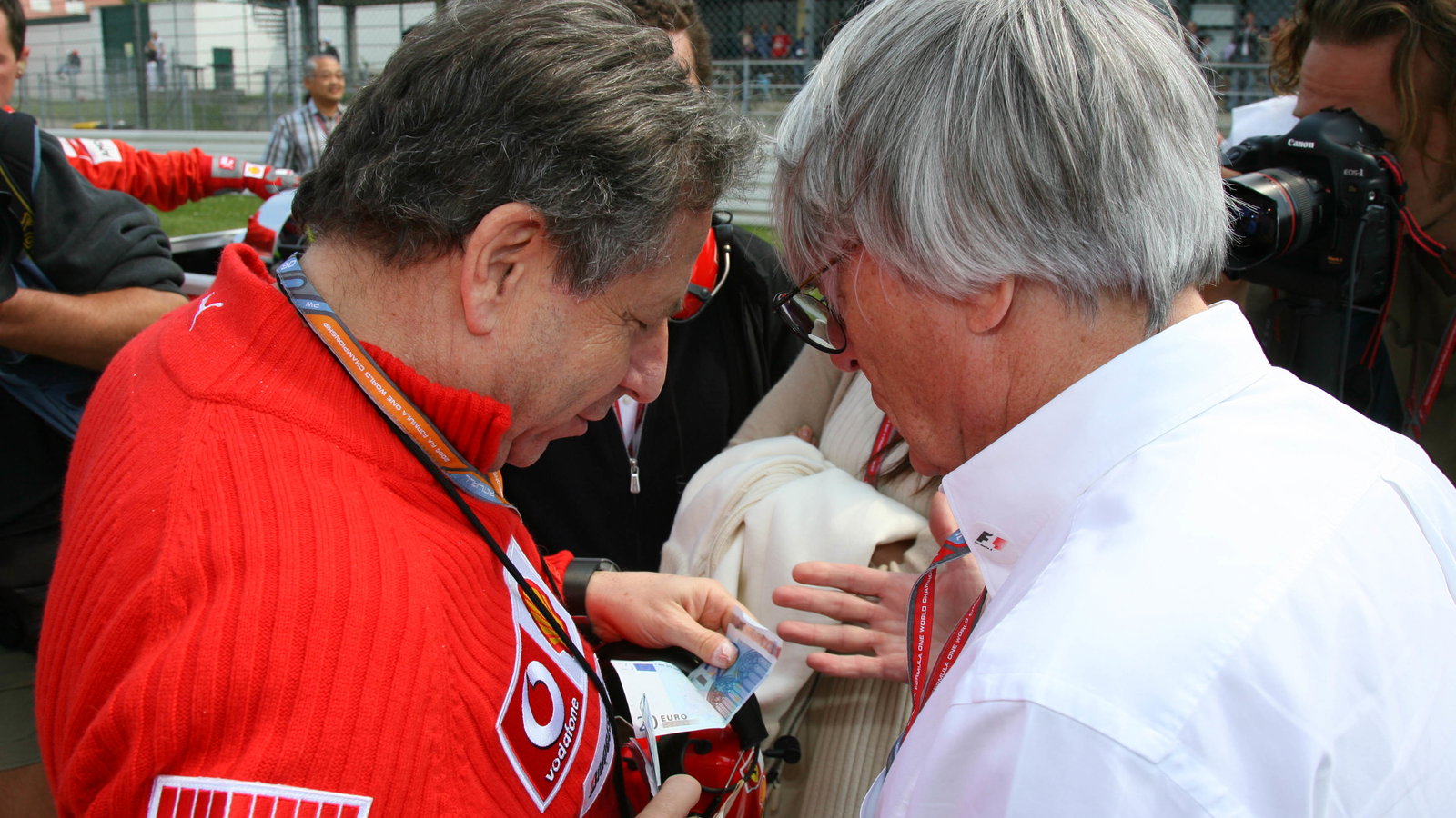 Jean Todt and Bernie Ecclestone