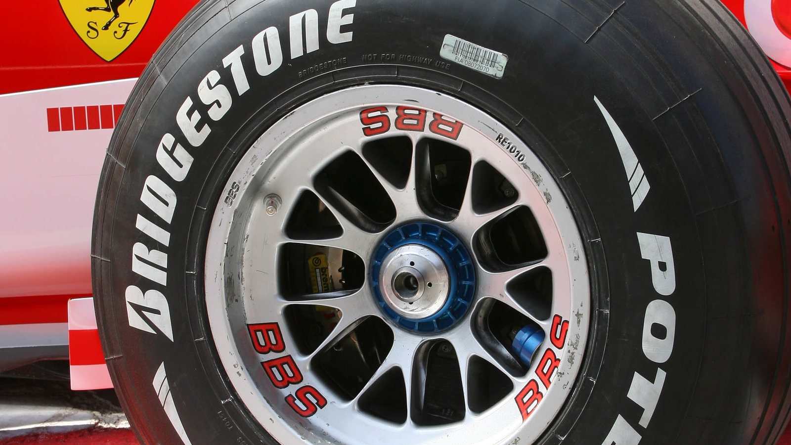 11.05.2006 Granolles, Spain, Scuderia Ferrari &amp; a Bridgestone tyre - Formula 1 World Championship, R