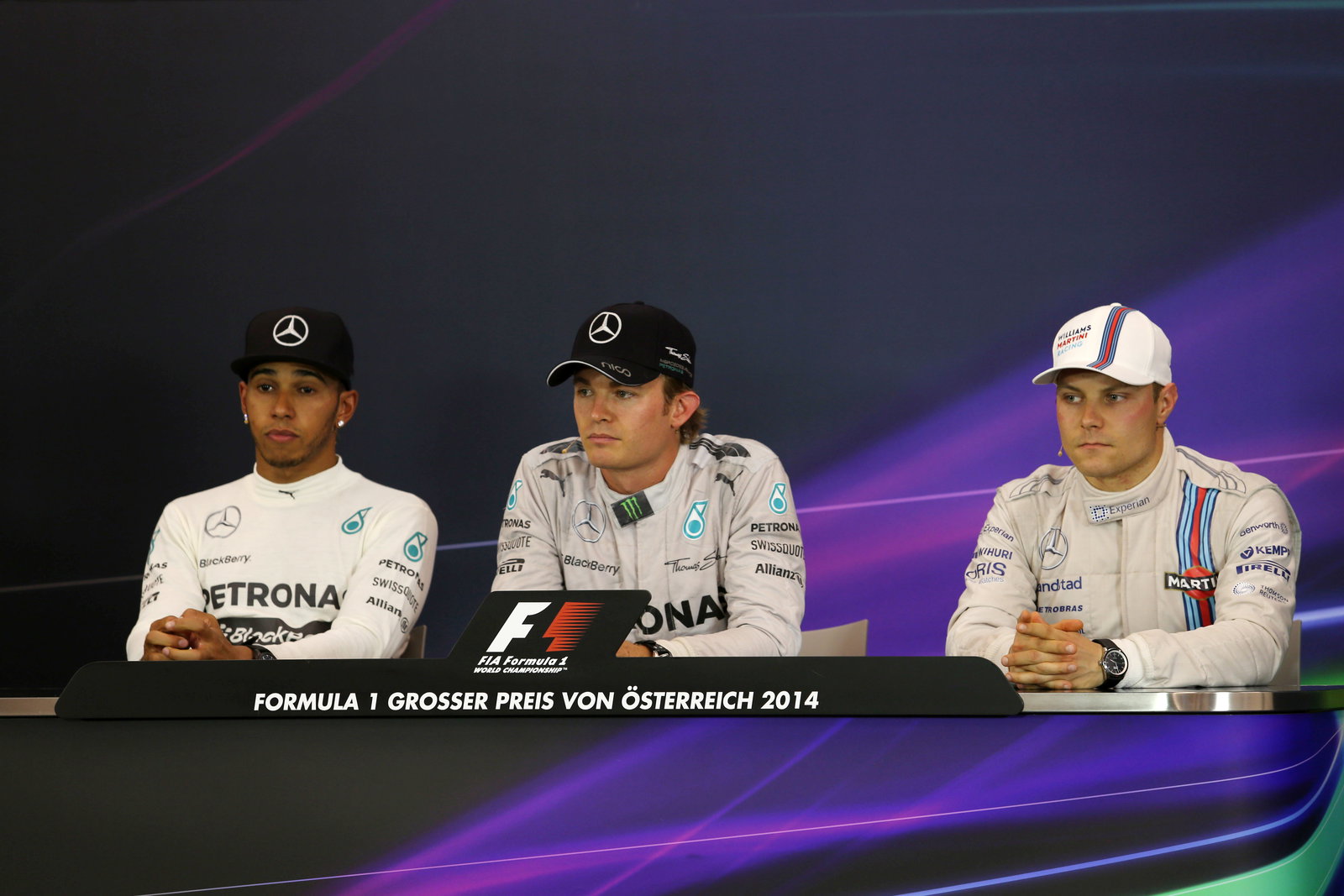 Austrian Grand Prix: F1 2014 standings