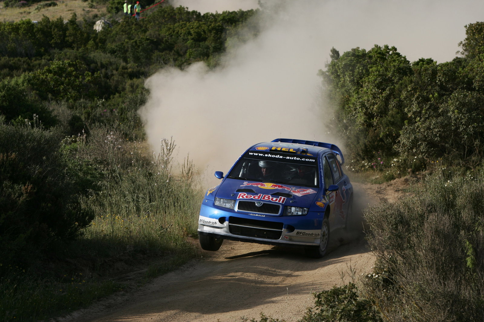 Harri Rovanpera / Risto Pietilainen - Red Bull Skoda Fabia WRC