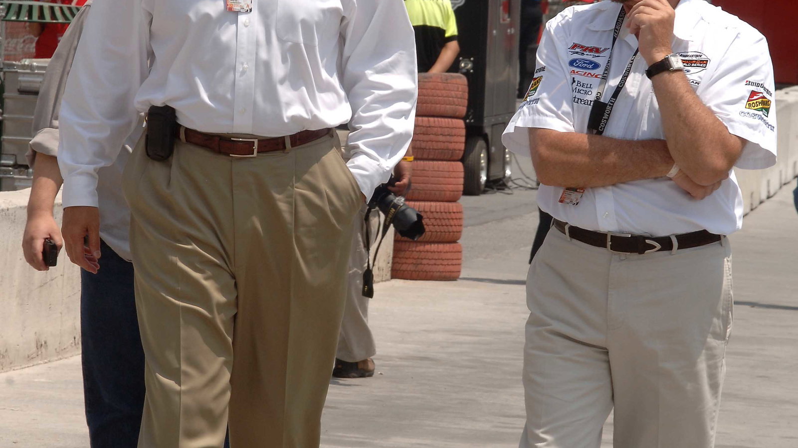 Champ Car 19-21 May 2003. Tecate Grand Prix of Monterrey. Monterrey, Mexico. Steve Johnson and Kevi