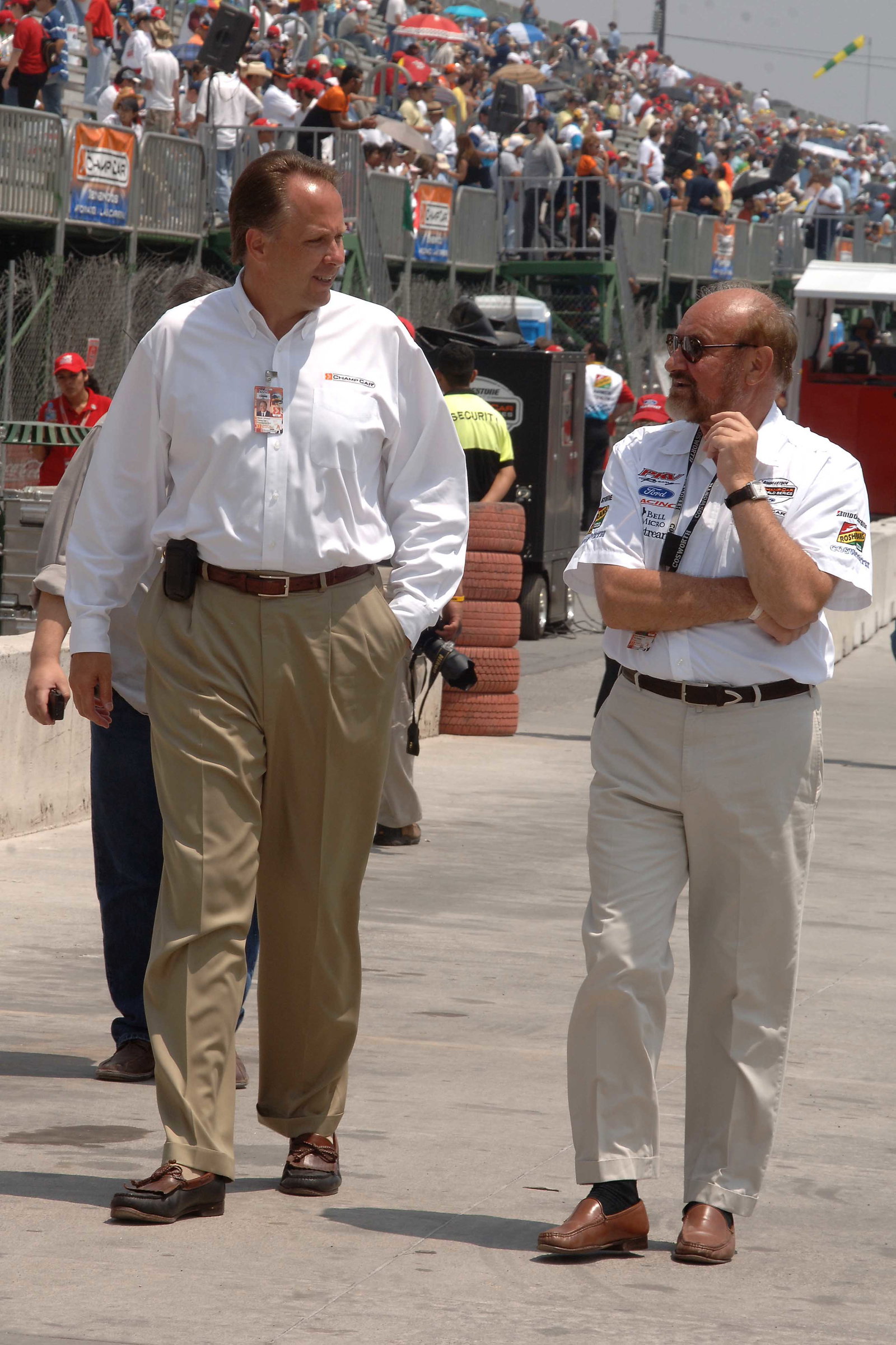 Champ Car 19-21 May 2003. Tecate Grand Prix of Monterrey. Monterrey, Mexico. Steve Johnson and Kevi