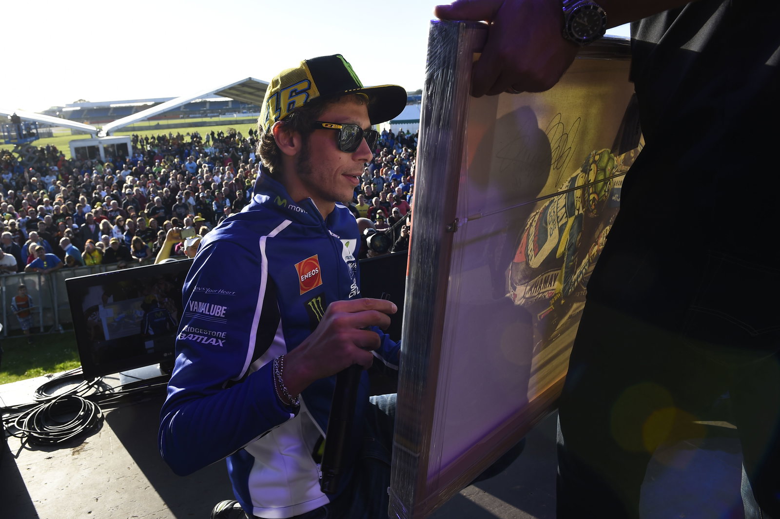 MotoGP's Rossi second to Kubica in Monza Rally