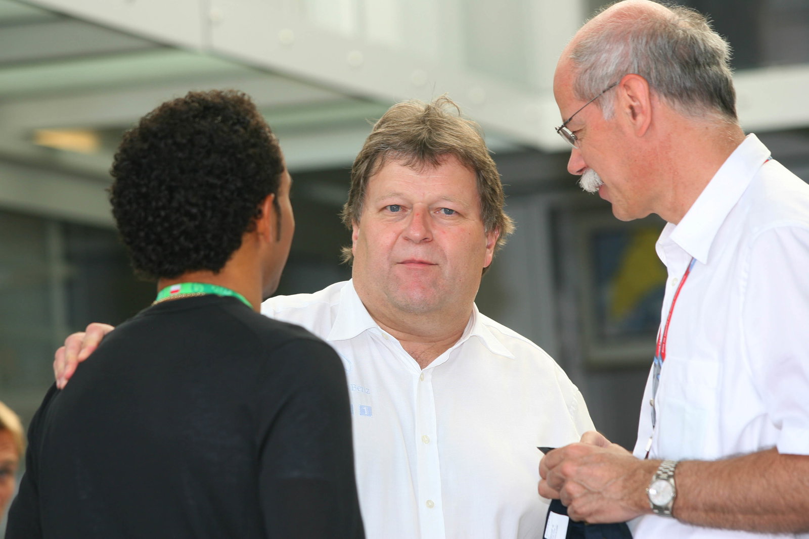 27.05.2006 Monte Carlo, Monaco, Lewis Hamilton (GBR) with Norbert Haug (GER), Mercedes, Motorsport c