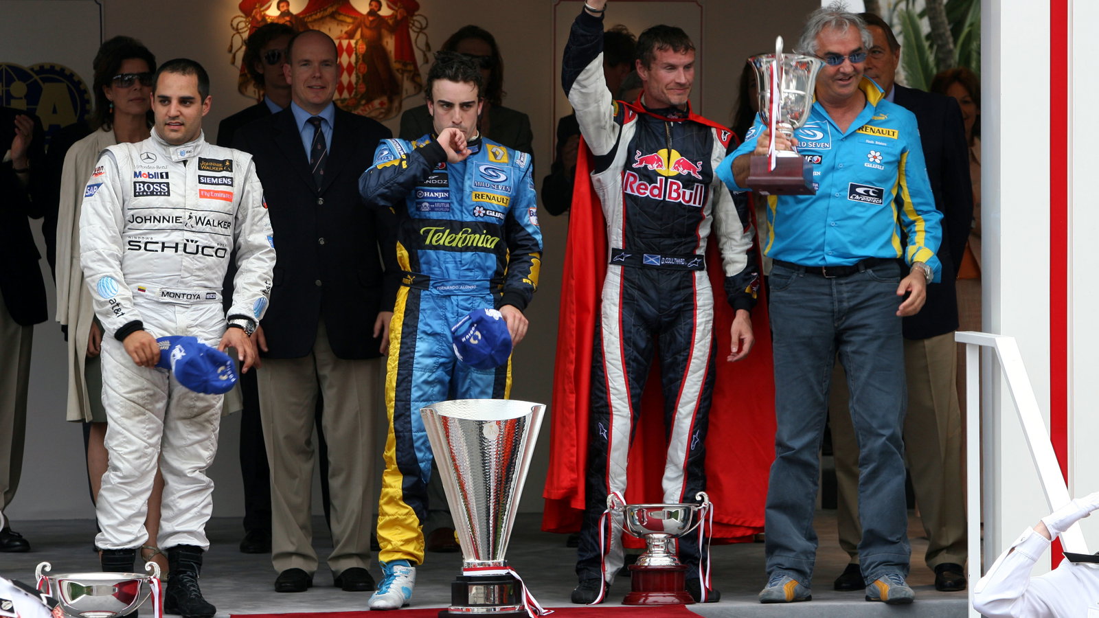 28.05.2006 Monte Carlo, Monaco, Juan-Pablo Montoya (COL), Juan Pablo, McLaren Mercedes, Fernando Alo