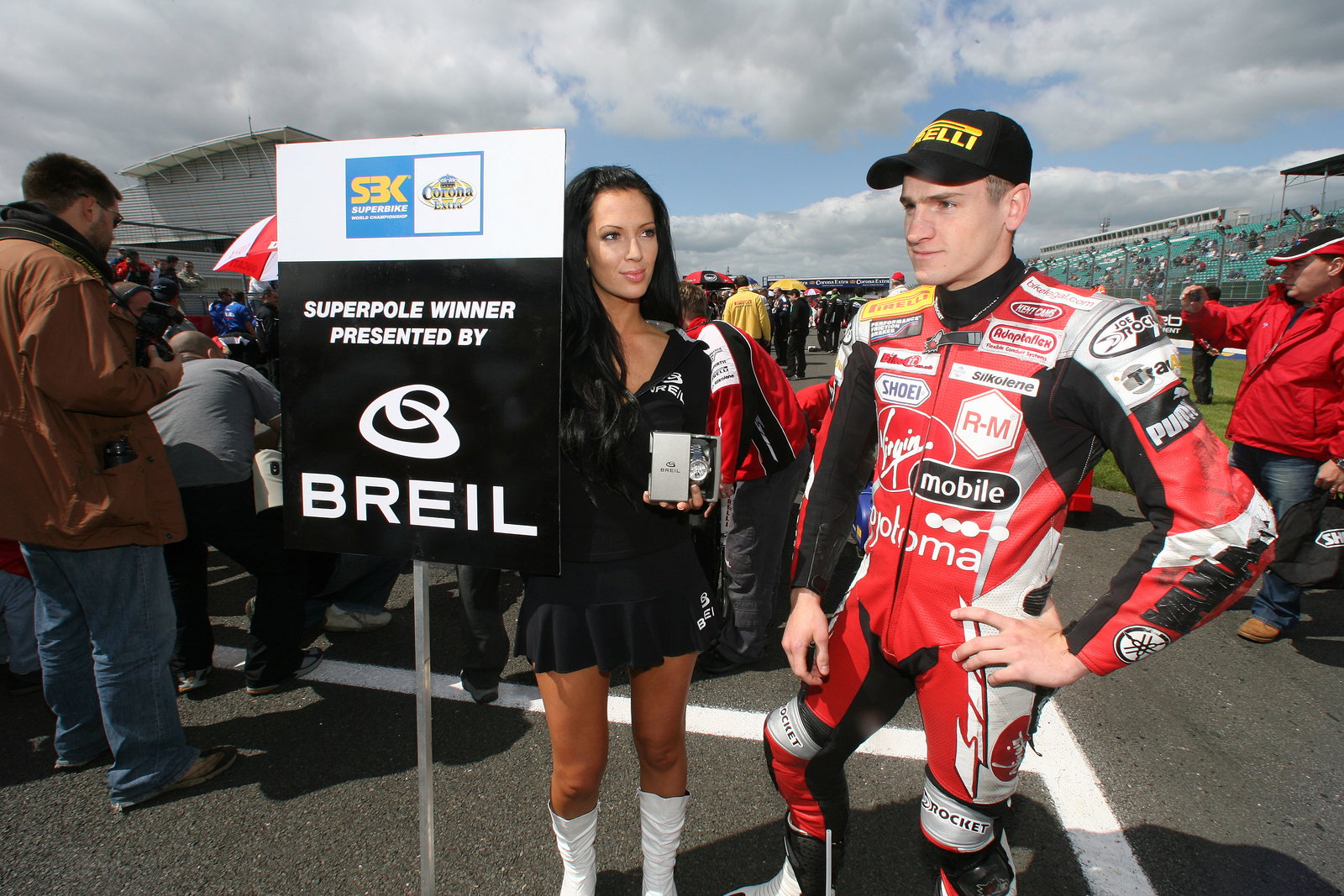 Tommy Hill Wins Breil Watch For Pole, Silverstone WSBK Race1, 2006