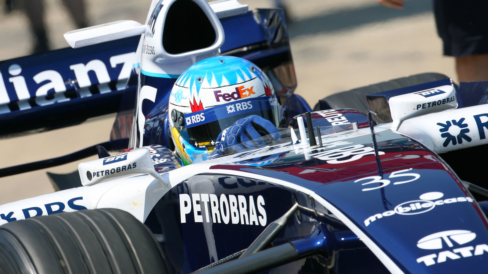 09.06.2006 Silverstone, England, . Alexander Wurz (AUT), Test Driver, Williams F1 Team, FW28 Coswort