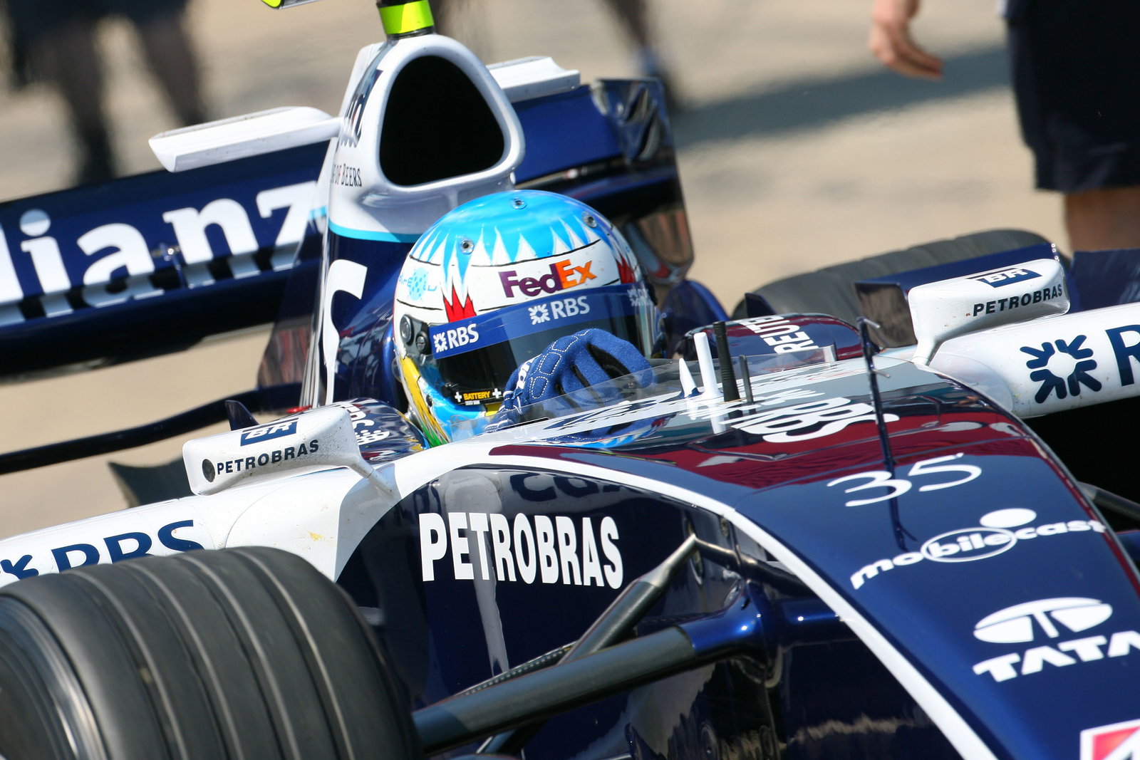 09.06.2006 Silverstone, England, . Alexander Wurz (AUT), Test Driver, Williams F1 Team, FW28 Coswort