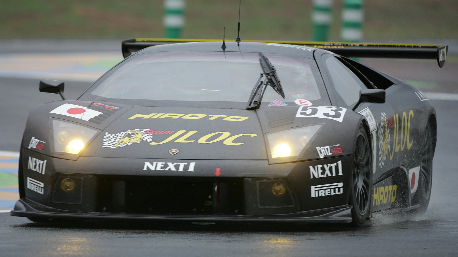 Marco Apicella (ITA), Yasutaka Hinoi (JAP), Koji Yamanishi (JAP), Lambourghini Murcielago GT.24 Heur
