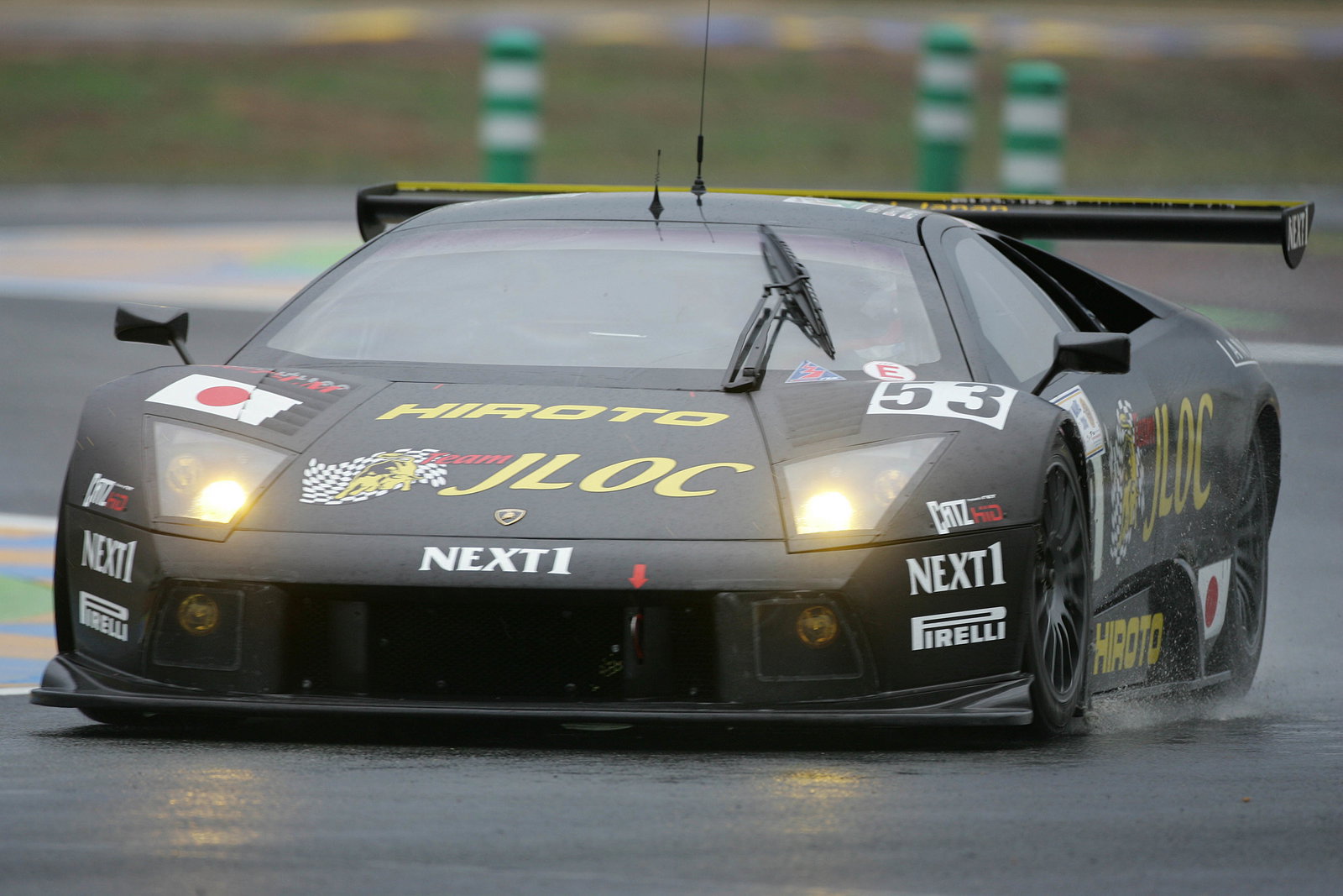 Marco Apicella (ITA), Yasutaka Hinoi (JAP), Koji Yamanishi (JAP), Lambourghini Murcielago GT.24 Heur