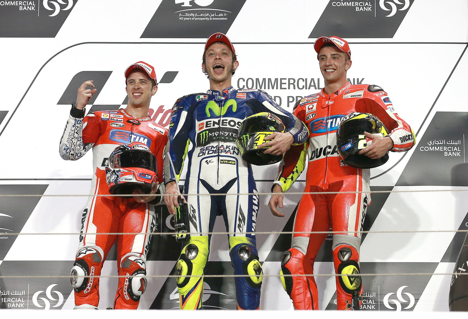 MotoGP Losail: Vintage Rossi outwits Ducati for Qatar glory