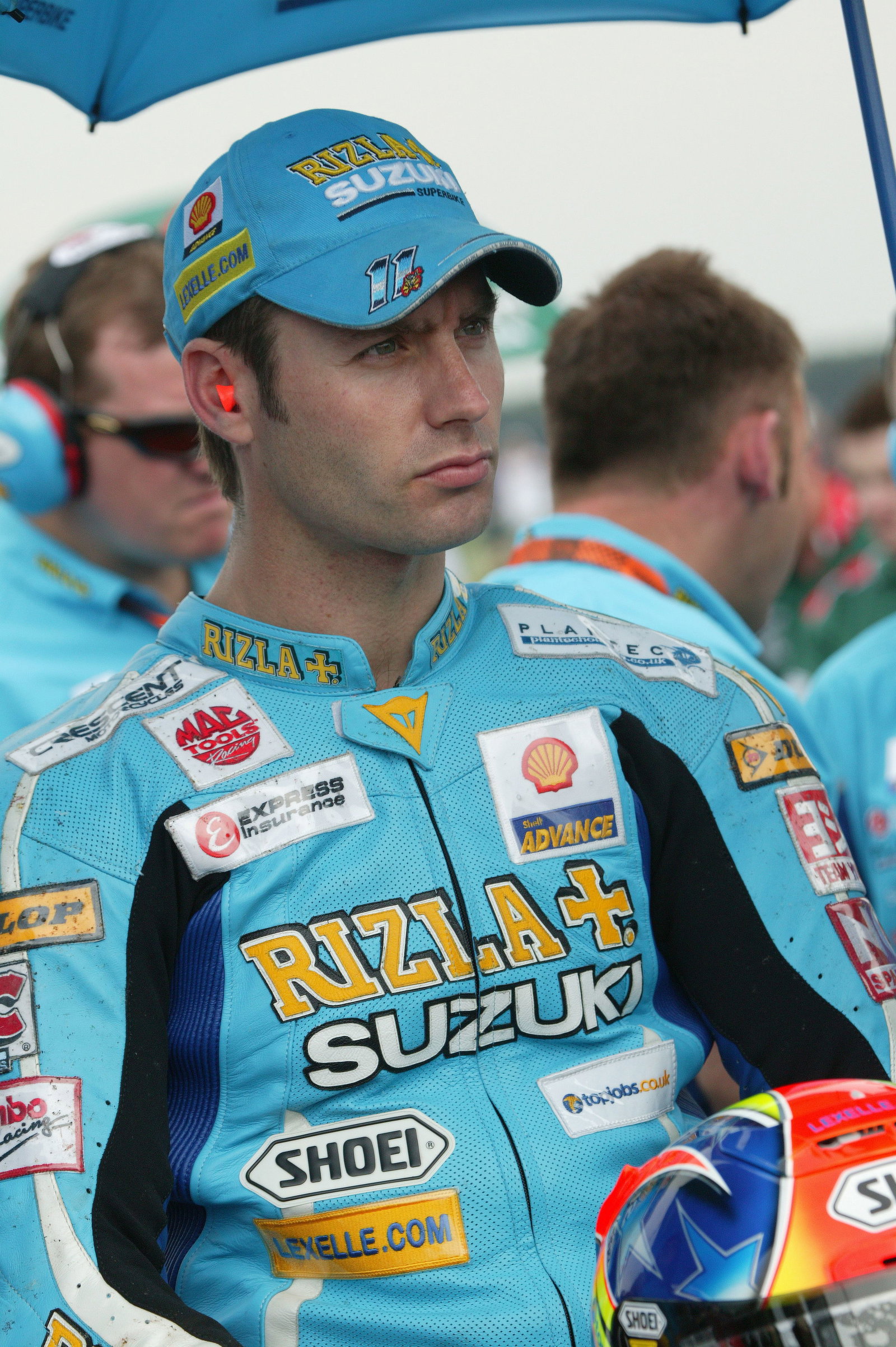 james haydon rizla suzuki bsb 2006 on the grid race 2 snetterton sunday 16/06/06