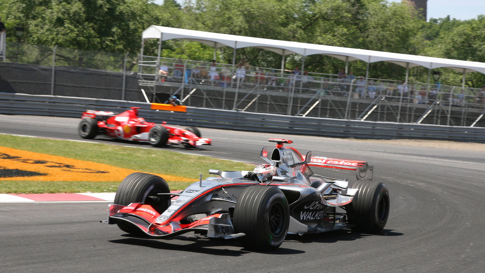 25.06.2006 Montreal, Canada, Kimi Raikkonen (FIN), Rkken, McLaren Mercedes, MP4-21 - Formula 1 W
