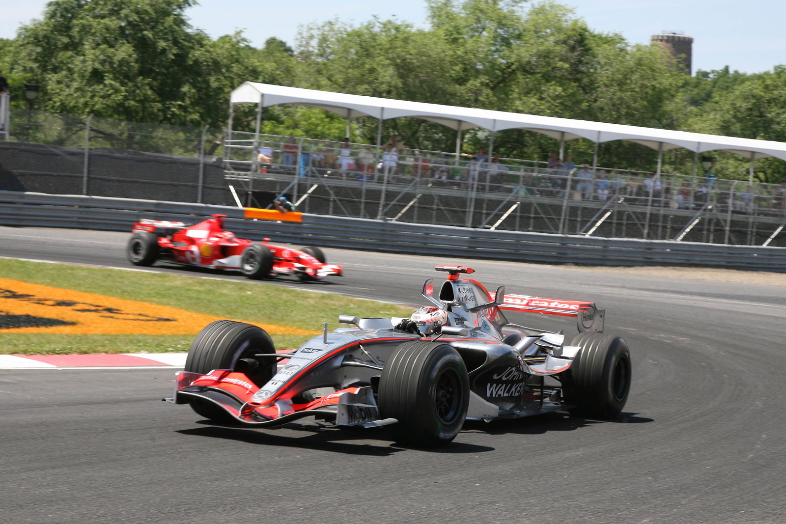 25.06.2006 Montreal, Canada, Kimi Raikkonen (FIN), Rkken, McLaren Mercedes, MP4-21 - Formula 1 W