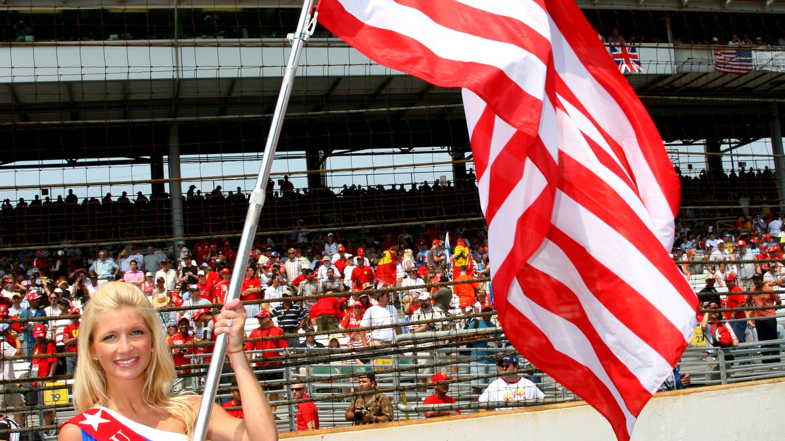 02.07.2006 Indianapolis, USA, USA GP grid girl - Formula 1 World Championship, Rd 10, United States 